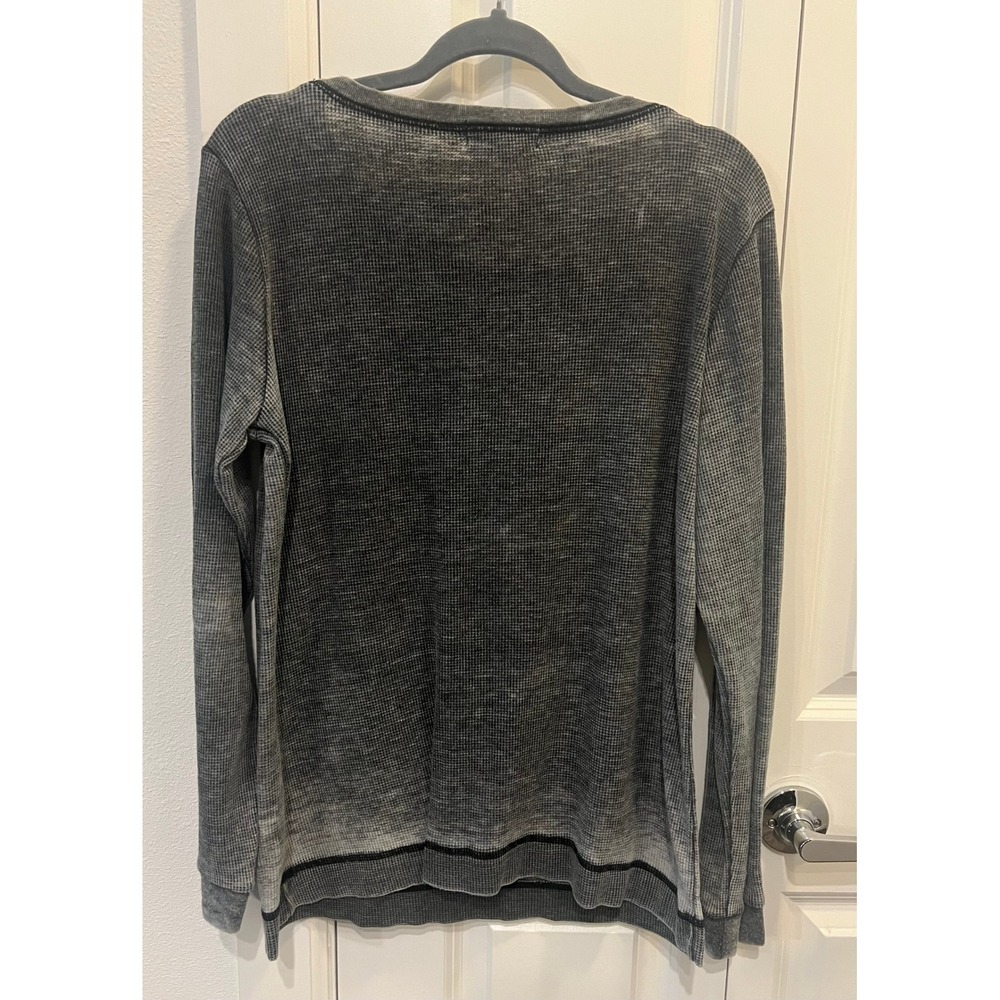 Touch by Alyssa Milano Philadelphia Eagles Thermal Top Grey Rhinestone XL (1167) - Picture 7 of 14